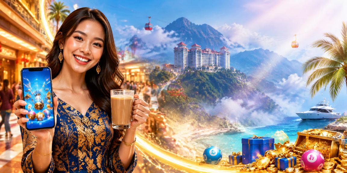 Suasana permainan loteri dan slot di Genting Highlands Malaysia